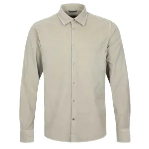 Oliver Sweeney Hawkesworth Micro Cord Shirt in Sage