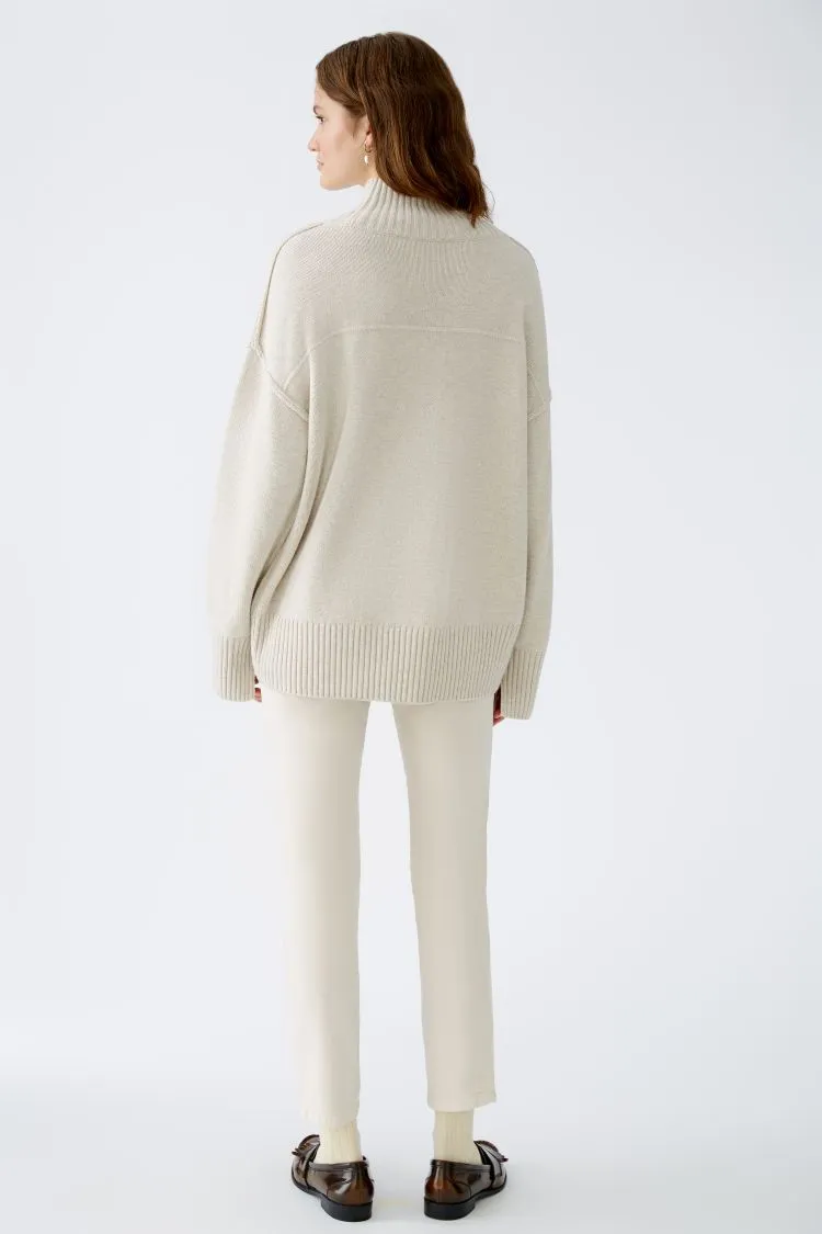 Oui - Oversize Polo Neck