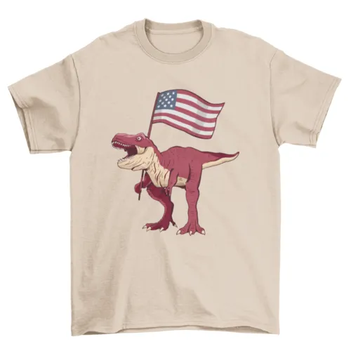 Patriotic T-rex T-shirt