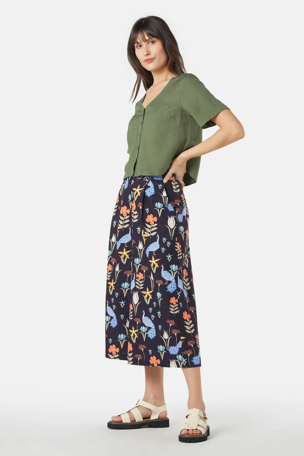 Peacock Culotte