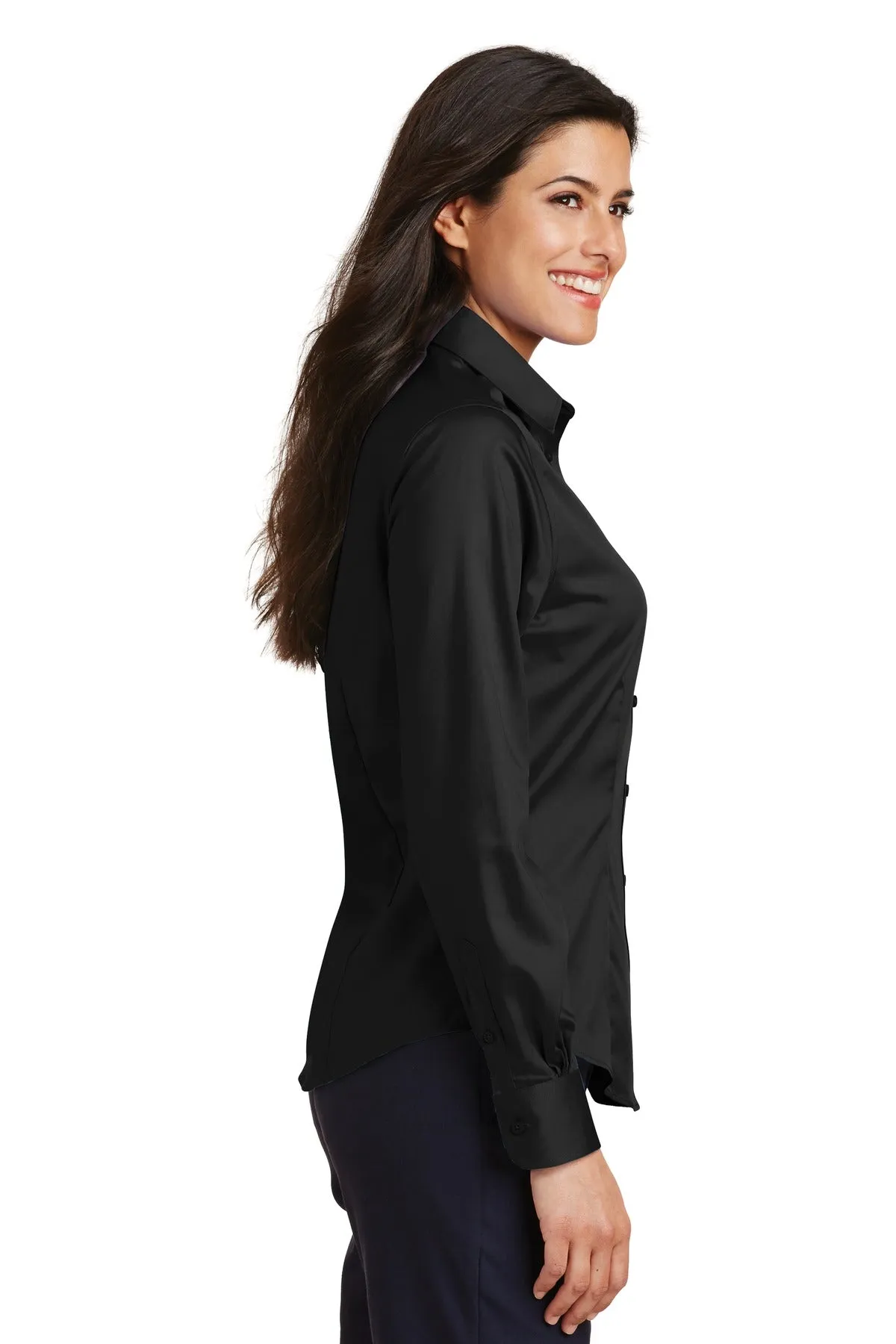 Port Authority® Ladies Non-Iron Twill Shirt.  L638