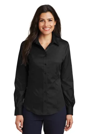 Port Authority® Ladies Non-Iron Twill Shirt.  L638