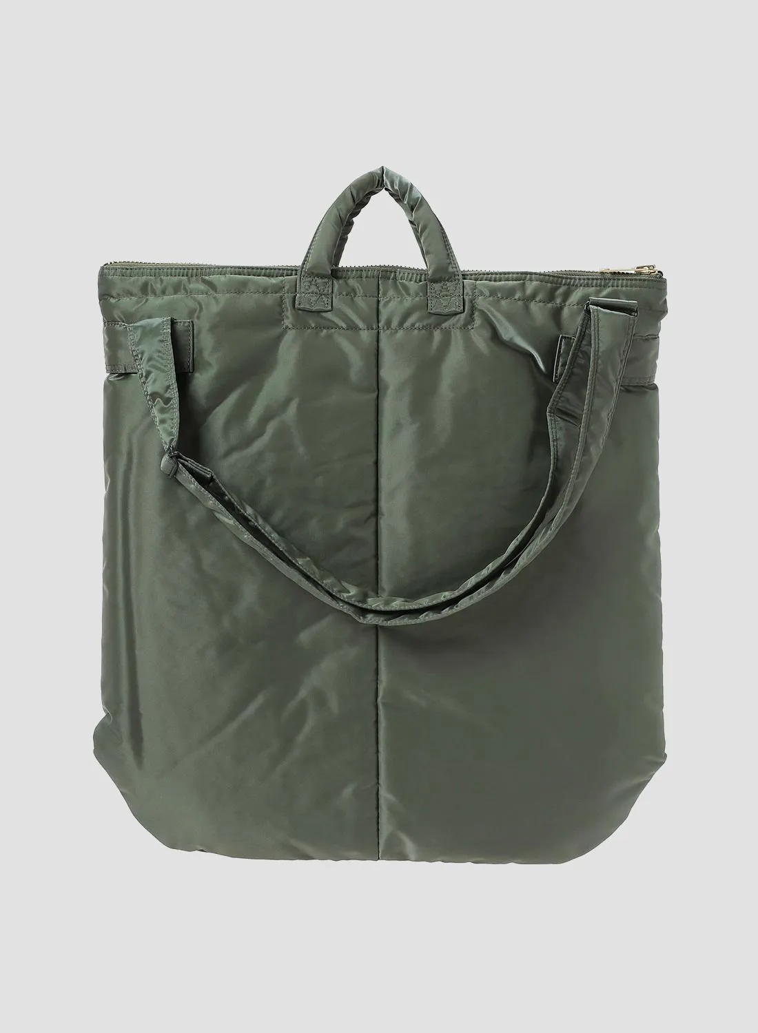 Porter-Yoshida & Co Tanker 2-Way Helmet Bag in Sage Green