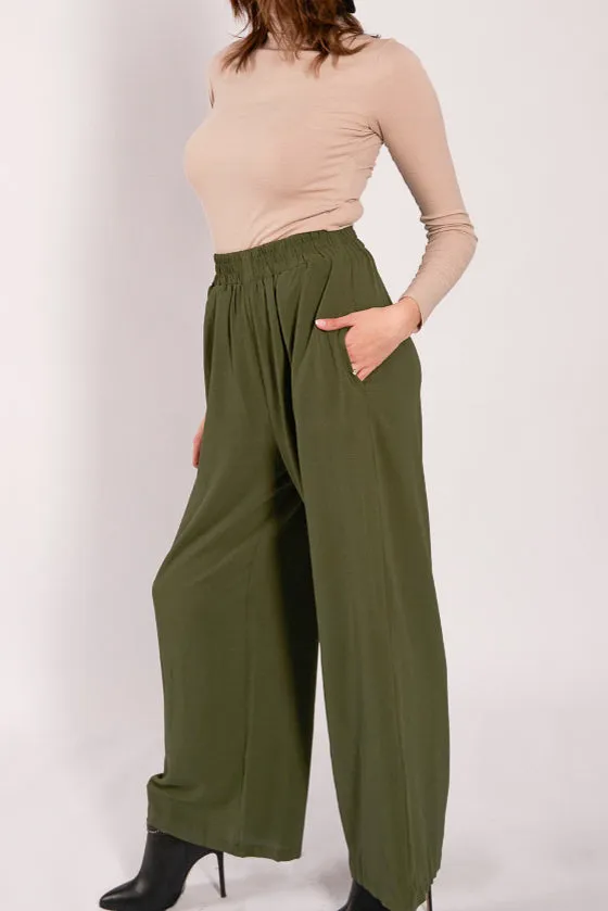 Pubble Wide Leg Pants