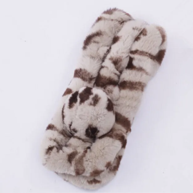 Rabbit Fur Ring Scarf