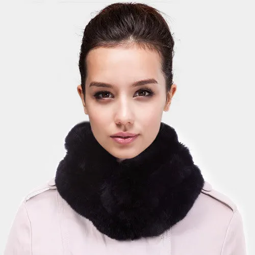 Rabbit Fur Ring Scarf