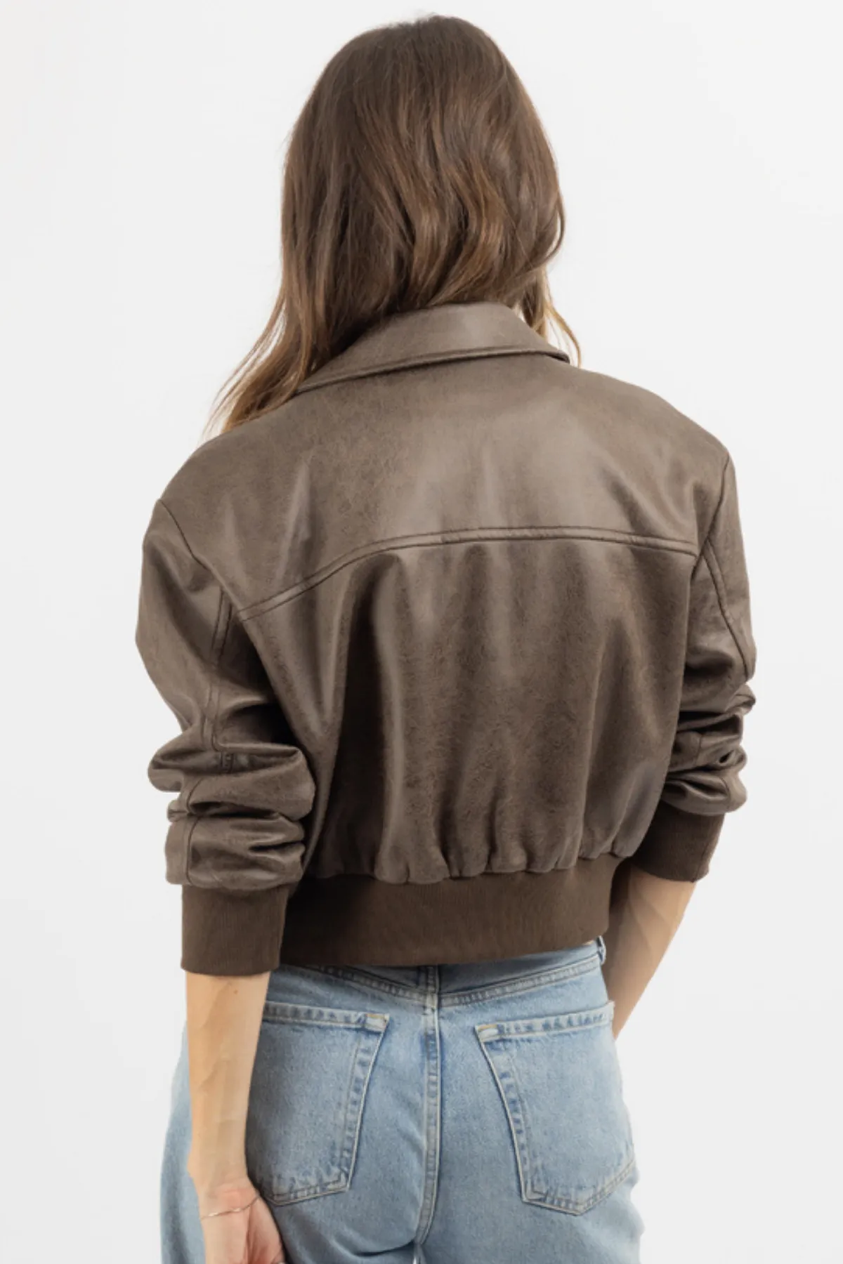 RALPH BROWN BOMBER JACKET