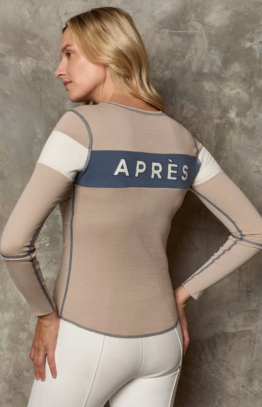 Retro Apres Crew | Stone