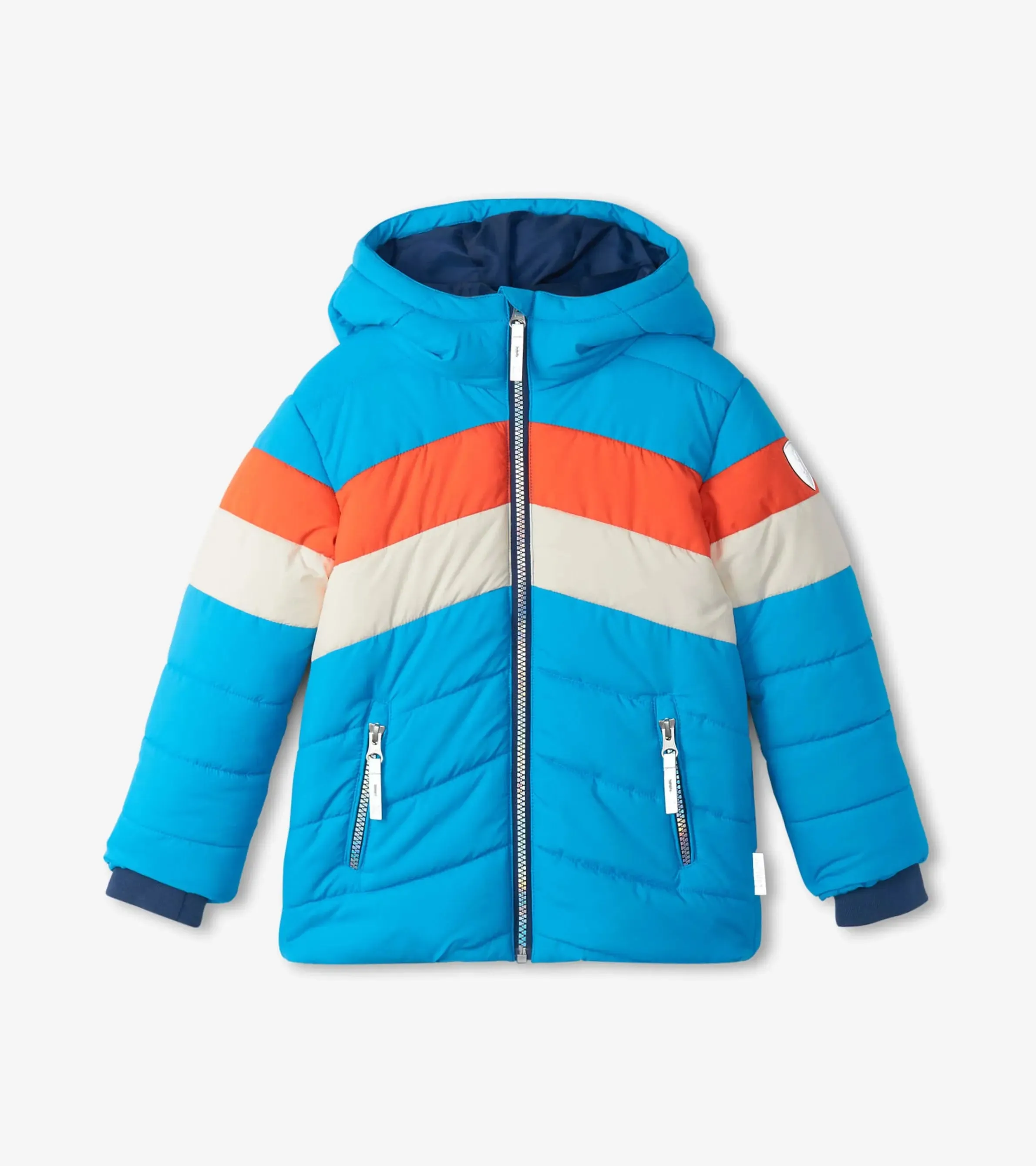 Retro Winter Blue Puffer Jacket | Hatley