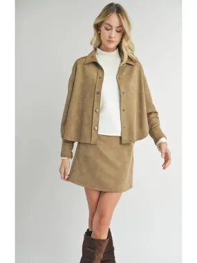 Sadie & Sage Tuscany Faux Suede Jacket