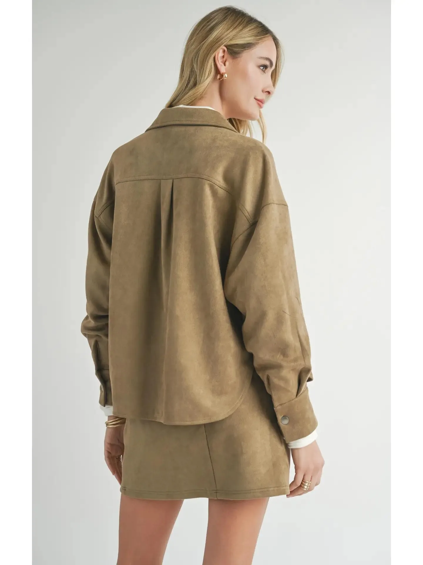 Sadie & Sage Tuscany Faux Suede Jacket