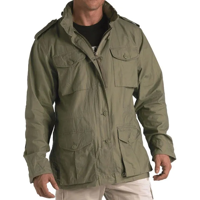 Sage Green - Lightweight Vintage Army M-65 Jacket