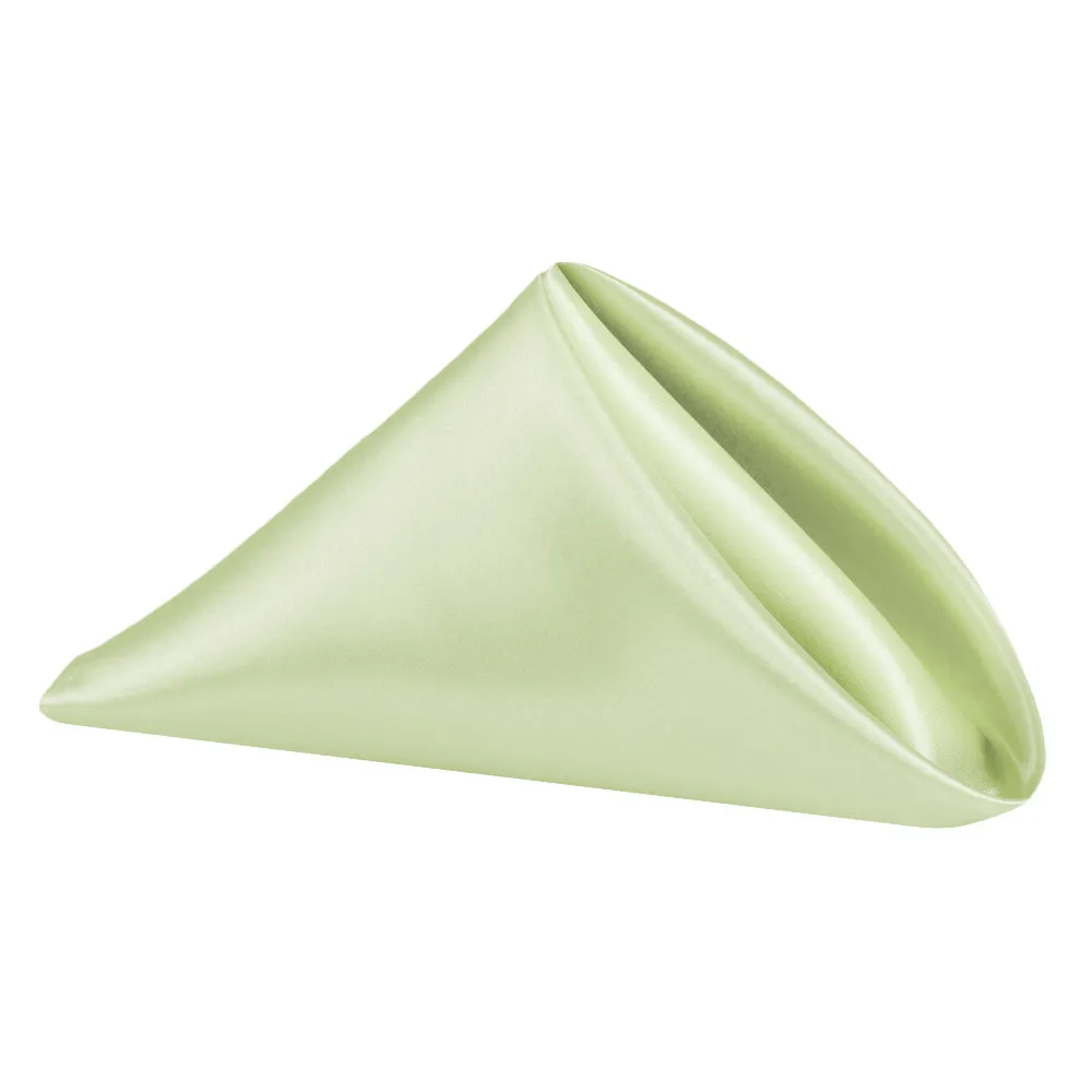 Satin Napkin 20"x20" - Sage Green