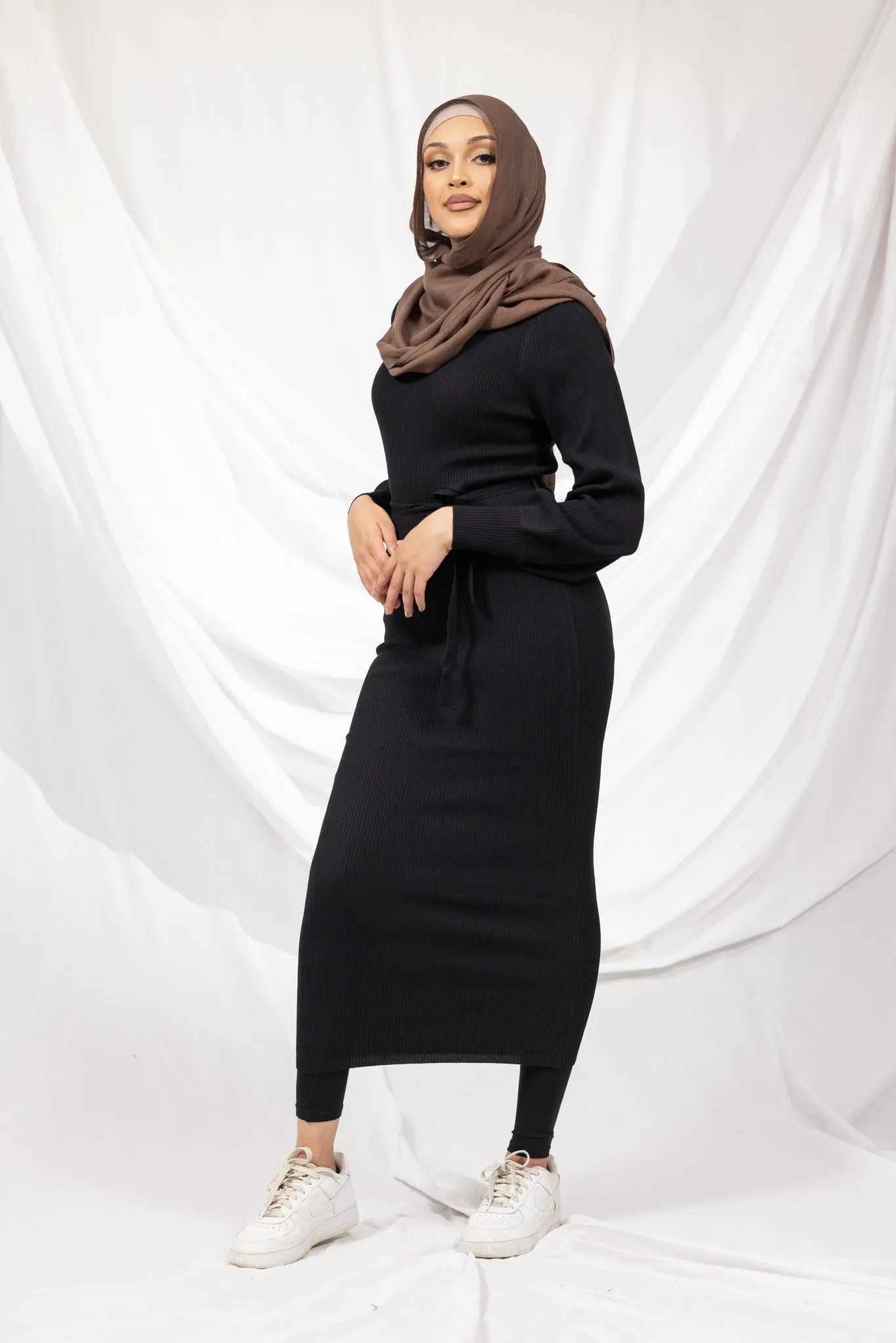 Selma Puff Sleeve Knit Dress