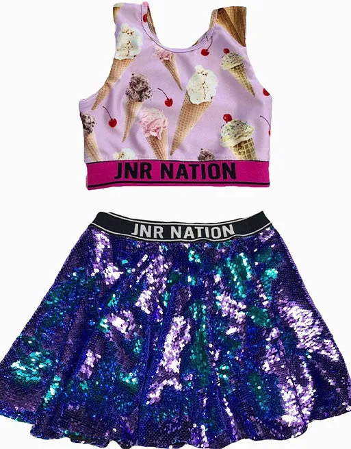 SEQUIN SKIRT