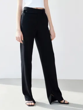 Slide Slits Straight Pants