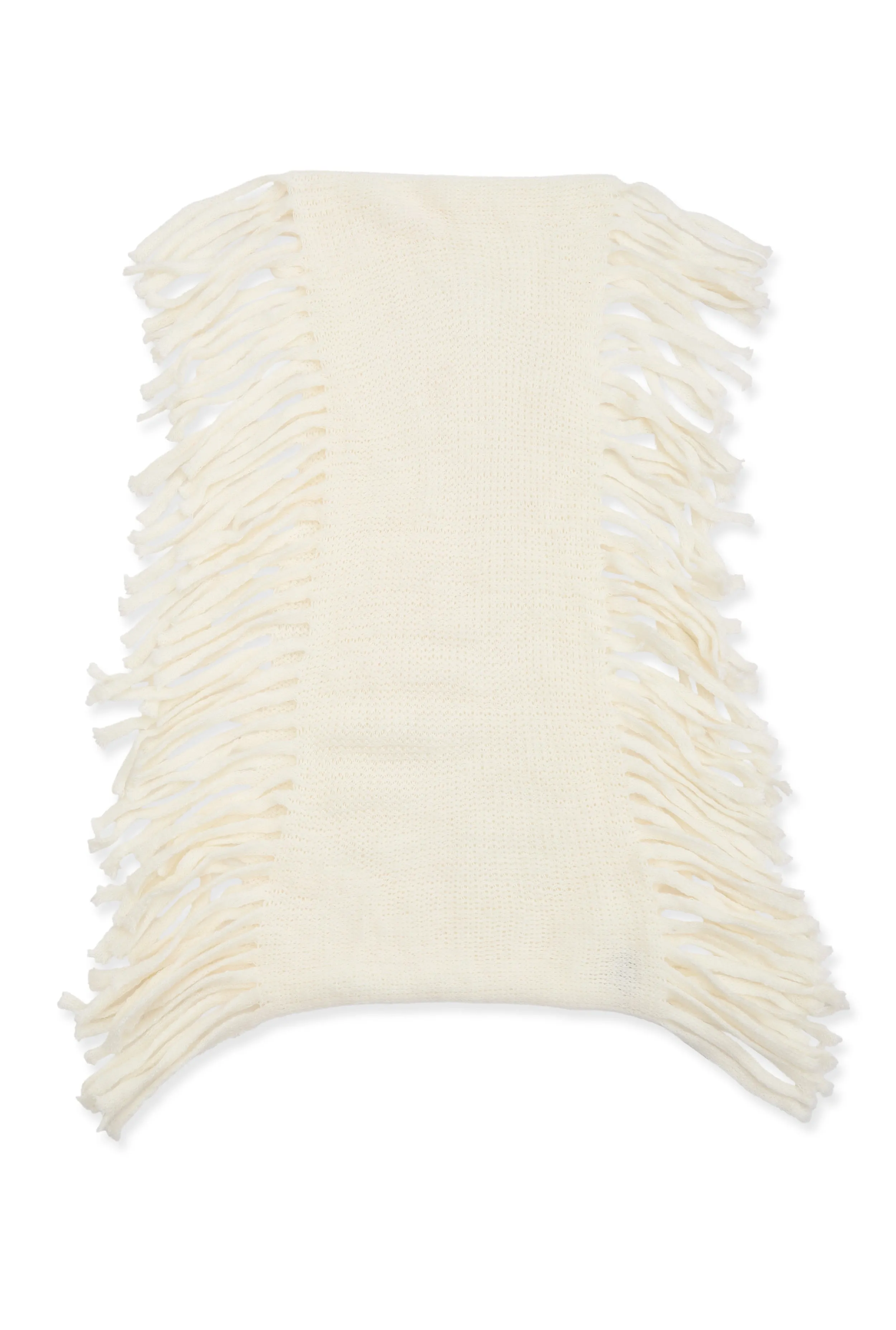 Solid Fringe Infinity Scarf