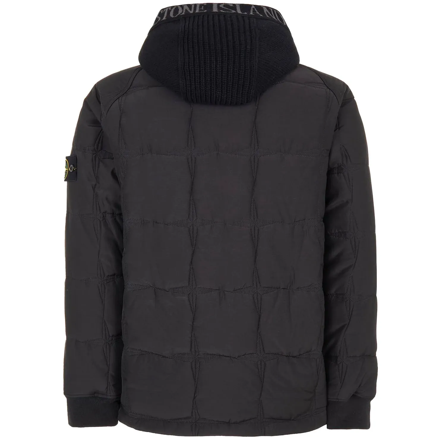 Stone Island Black Cupro Cotton Stella Jacket