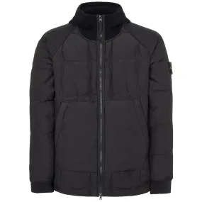 Stone Island Black Cupro Cotton Stella Jacket