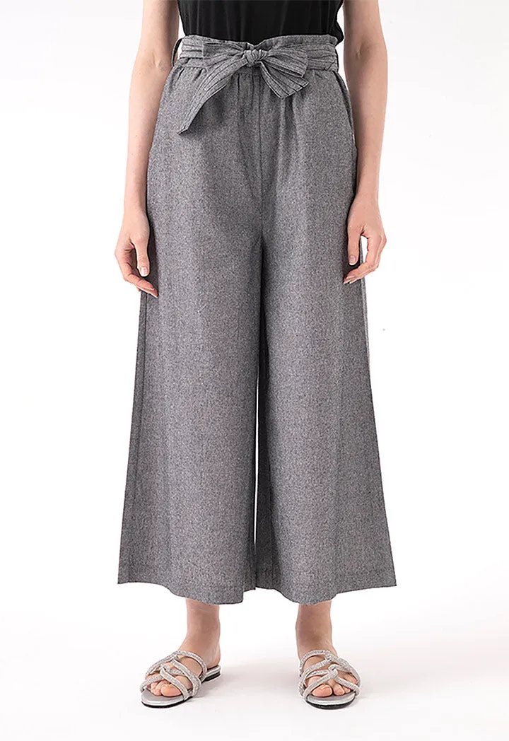 Straight Fit Linen Culottes