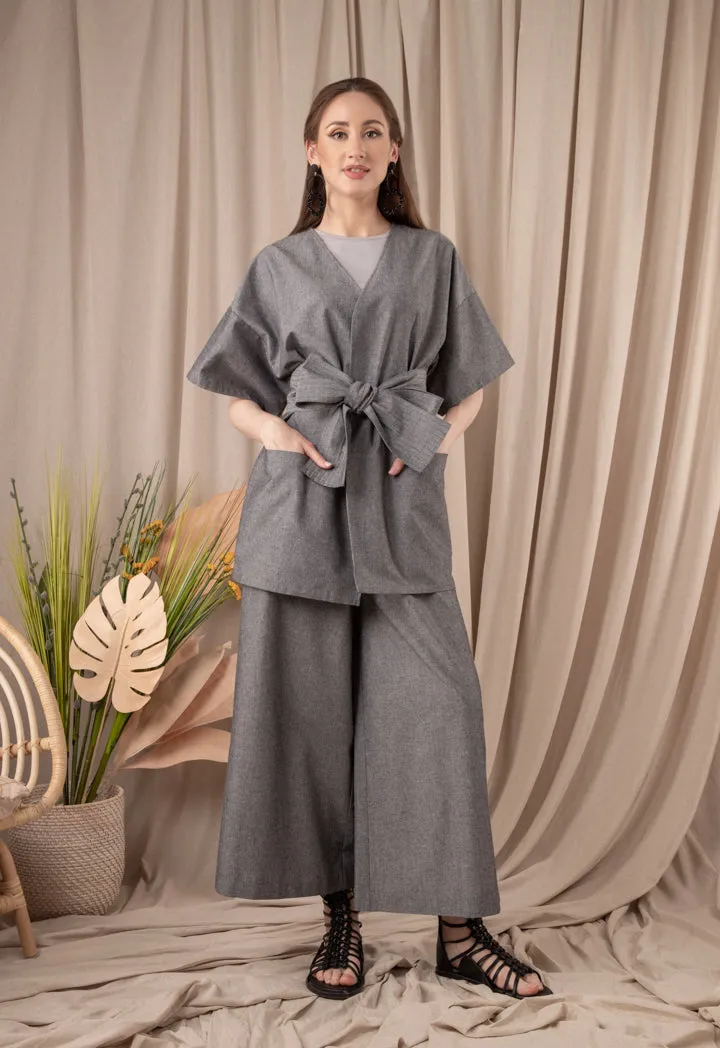 Straight Fit Linen Culottes