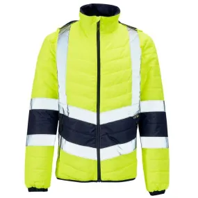 Supertouch Hi Vis 2 Tone Puffer Jacket