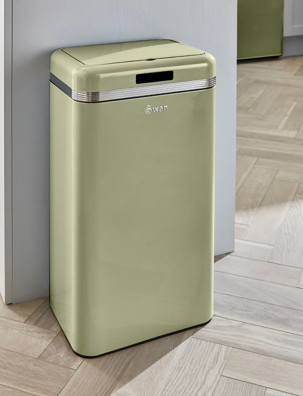 Swan Retro 45L Square Sensor Bin