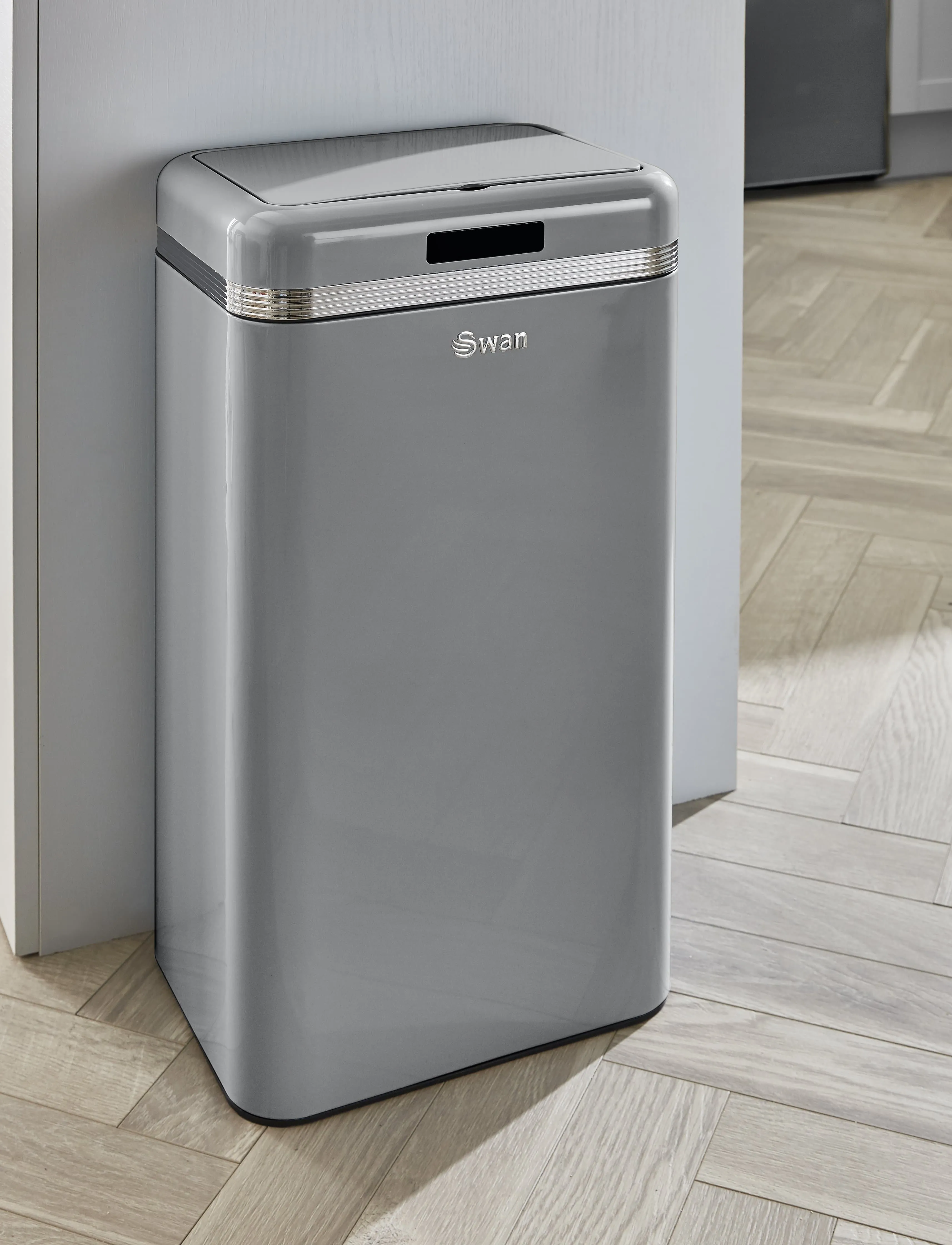 Swan Retro 45L Square Sensor Bin