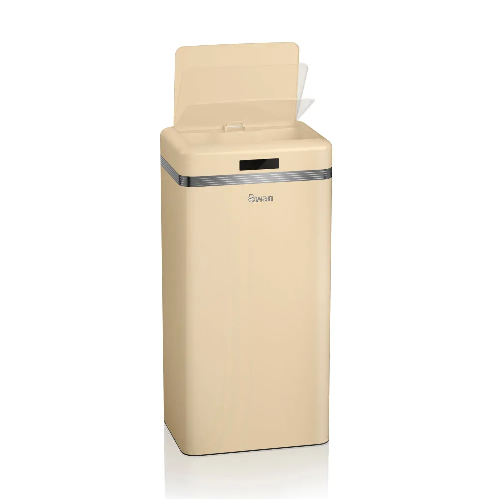 Swan Retro 45L Square Sensor Bin