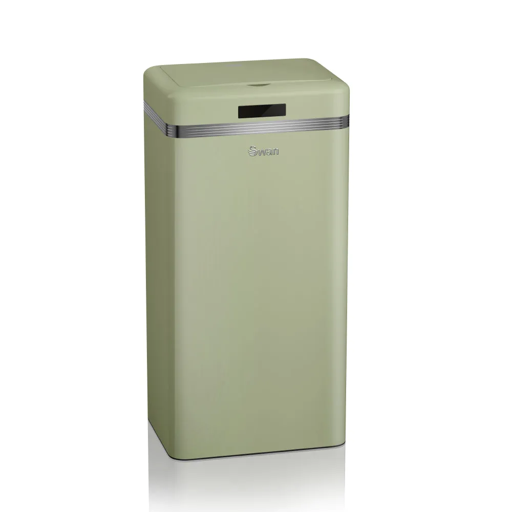 Swan Retro 45L Square Sensor Bin