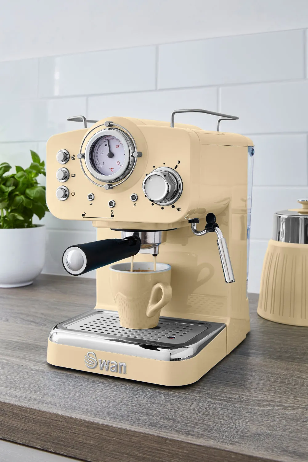 Swan Retro Pump Espresso Coffee Machine