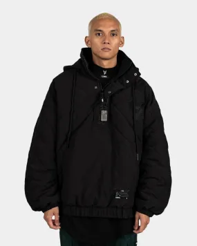 The Anti Order Insignia Quilted Anorak Jacket Black