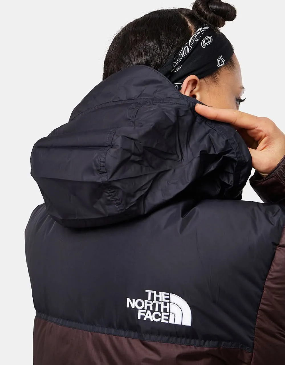 The North Face 1996 Retro Nuptse Jacket - Coal Brown/TNF Black