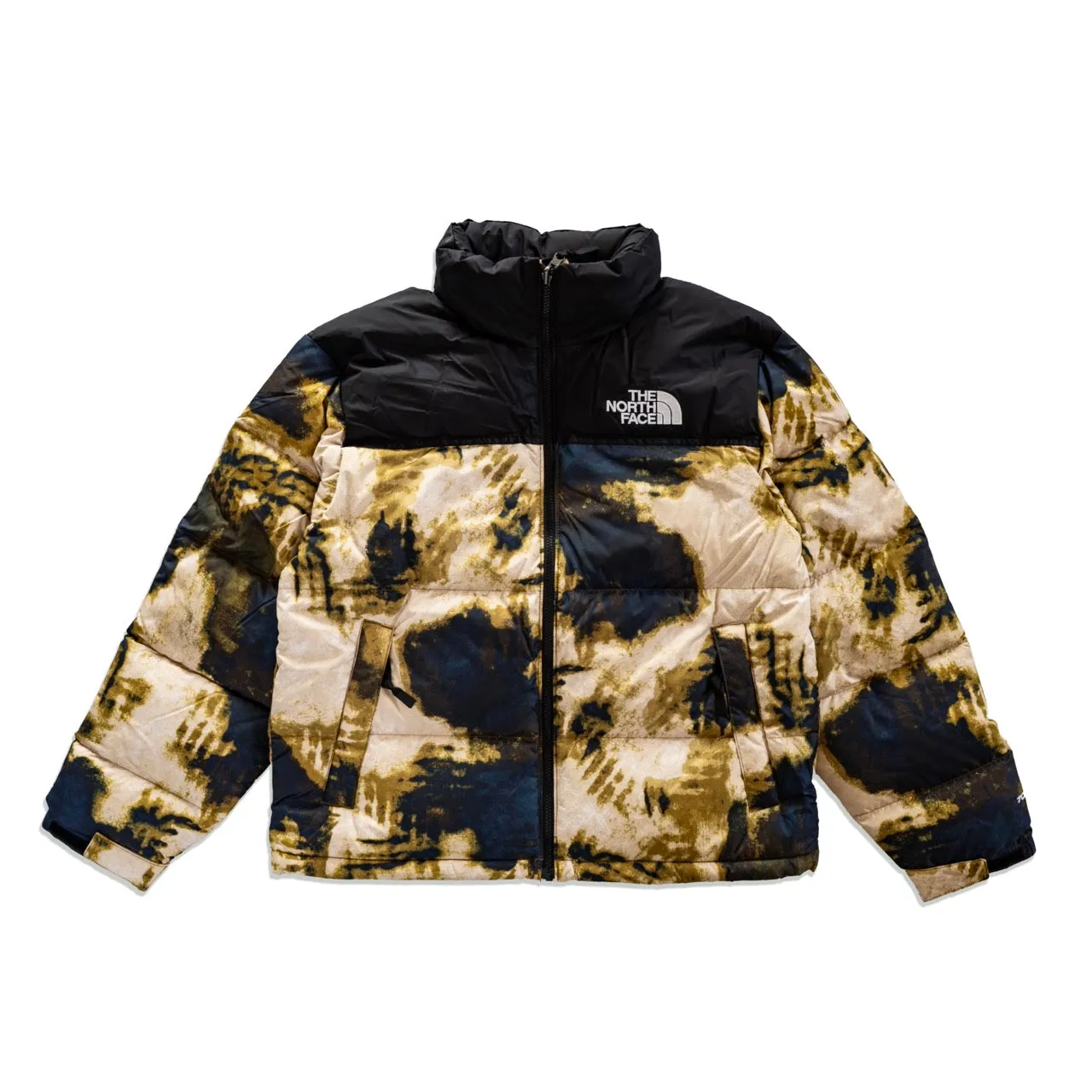 The North Face 1996 Retro Nuptse Jacket - Midnight Petrol TNF Bleach Dye Print