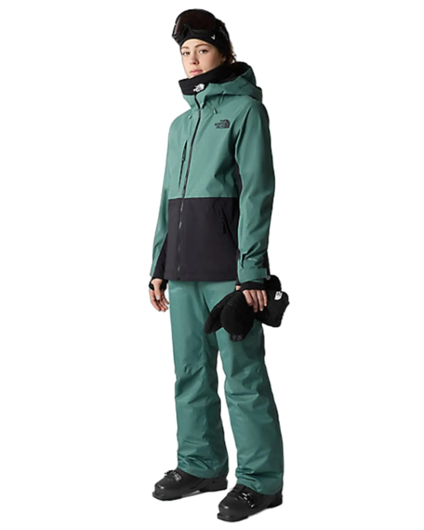 The North Face Women's Freedom Stretch Snow Jacket - Dark Sage/Tnf Black