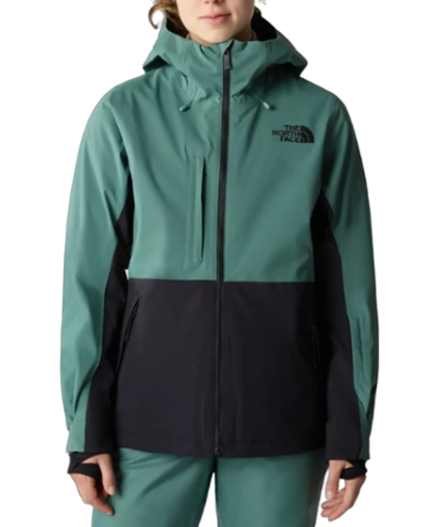 The North Face Women's Freedom Stretch Snow Jacket - Dark Sage/Tnf Black