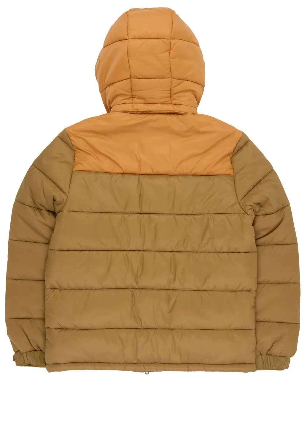 Topo Designs Men's Retro Ridge Puffer Jacket - Dark Khaki / Spice