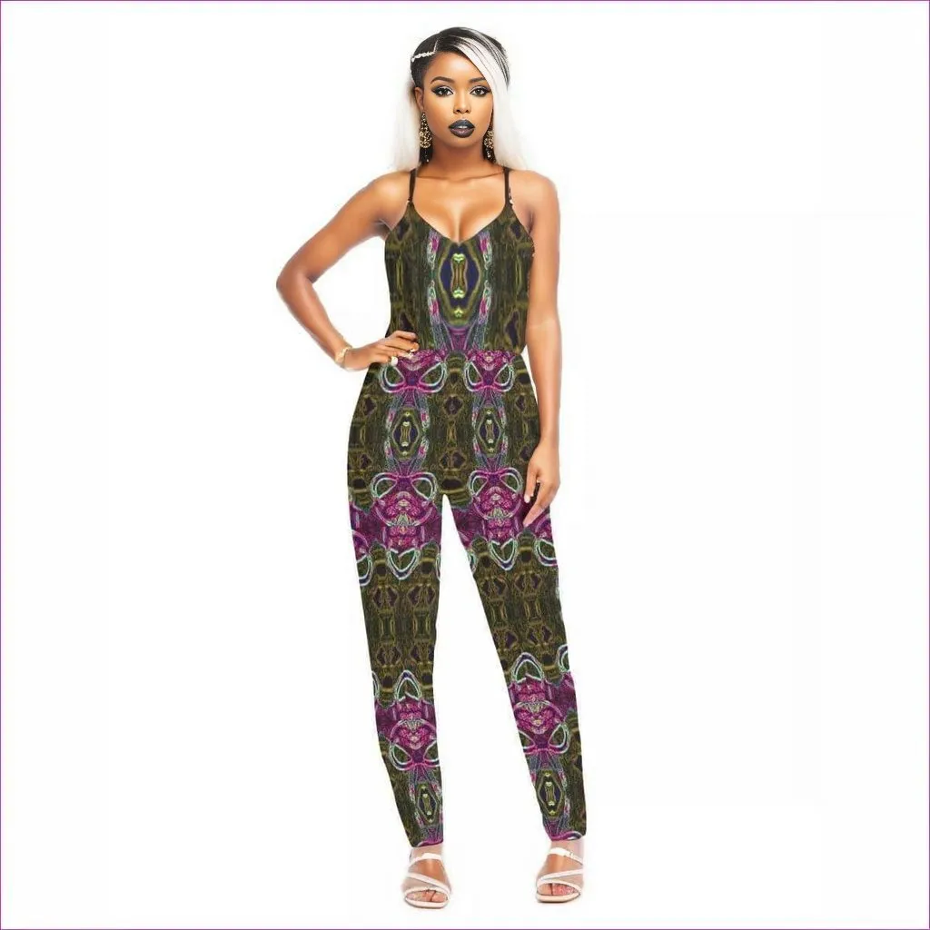 Tribalist Women's V-neck Cami Jumpsuit