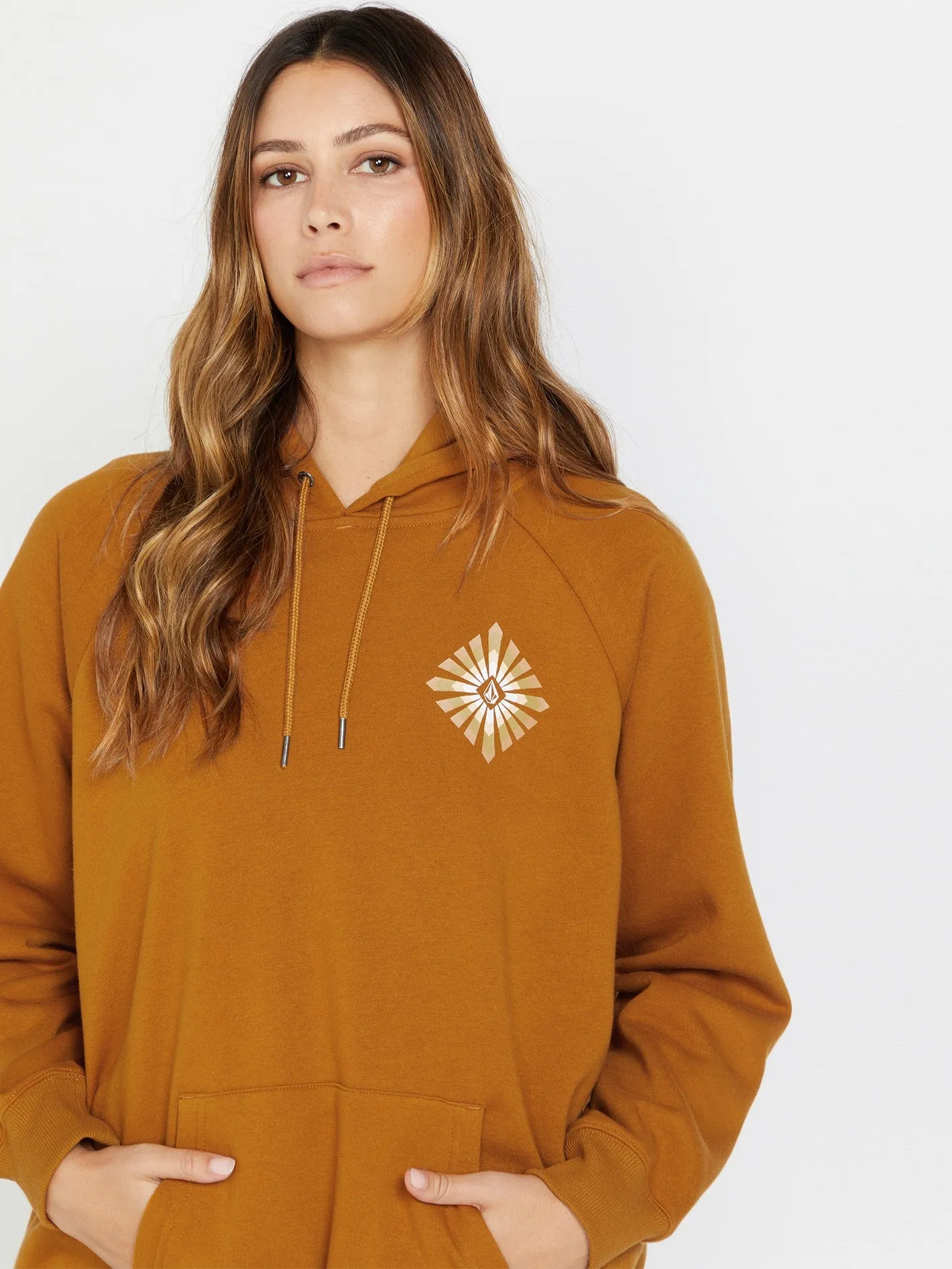 Truly Stoked Boyfriend Pullover - Bronze