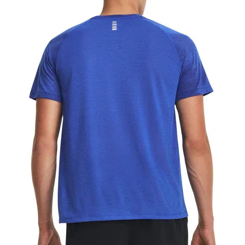 Under Armour Streaker Camo T-Shirt - Royal Blue