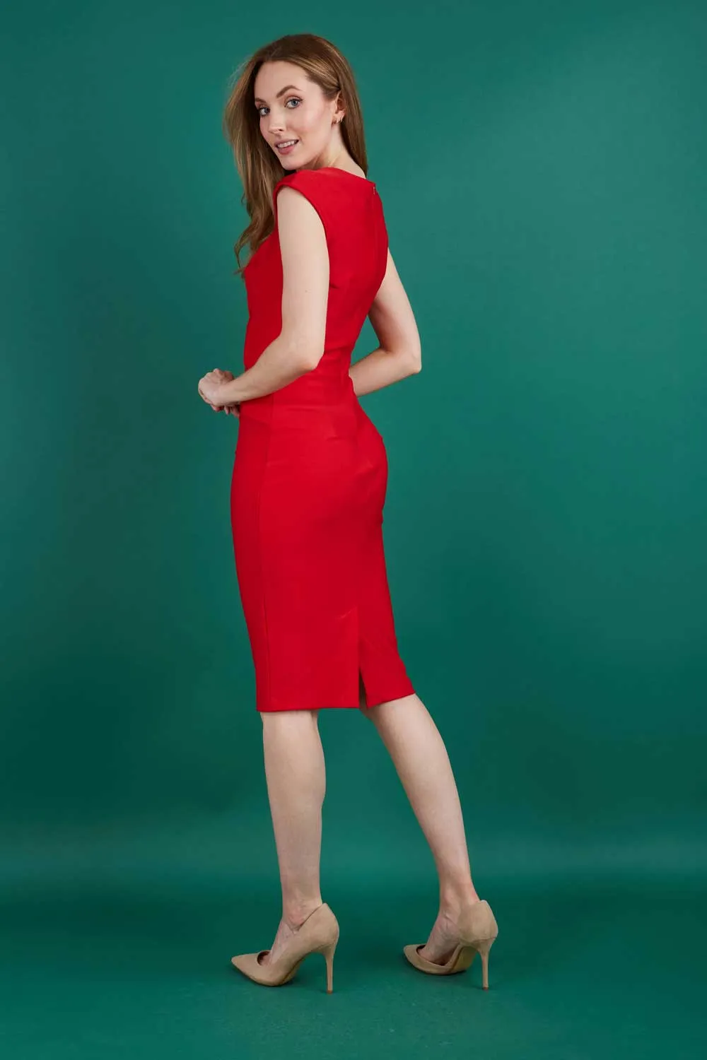 Vivian Sleeveless Pencil Dress