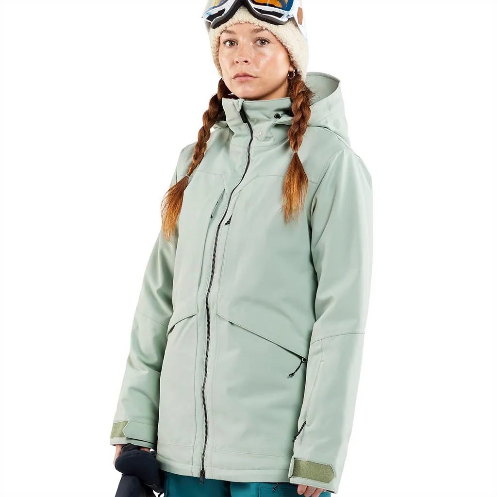 Volcom 2024 Womens Shelter 3D Stretch Jacket - Sage Frost