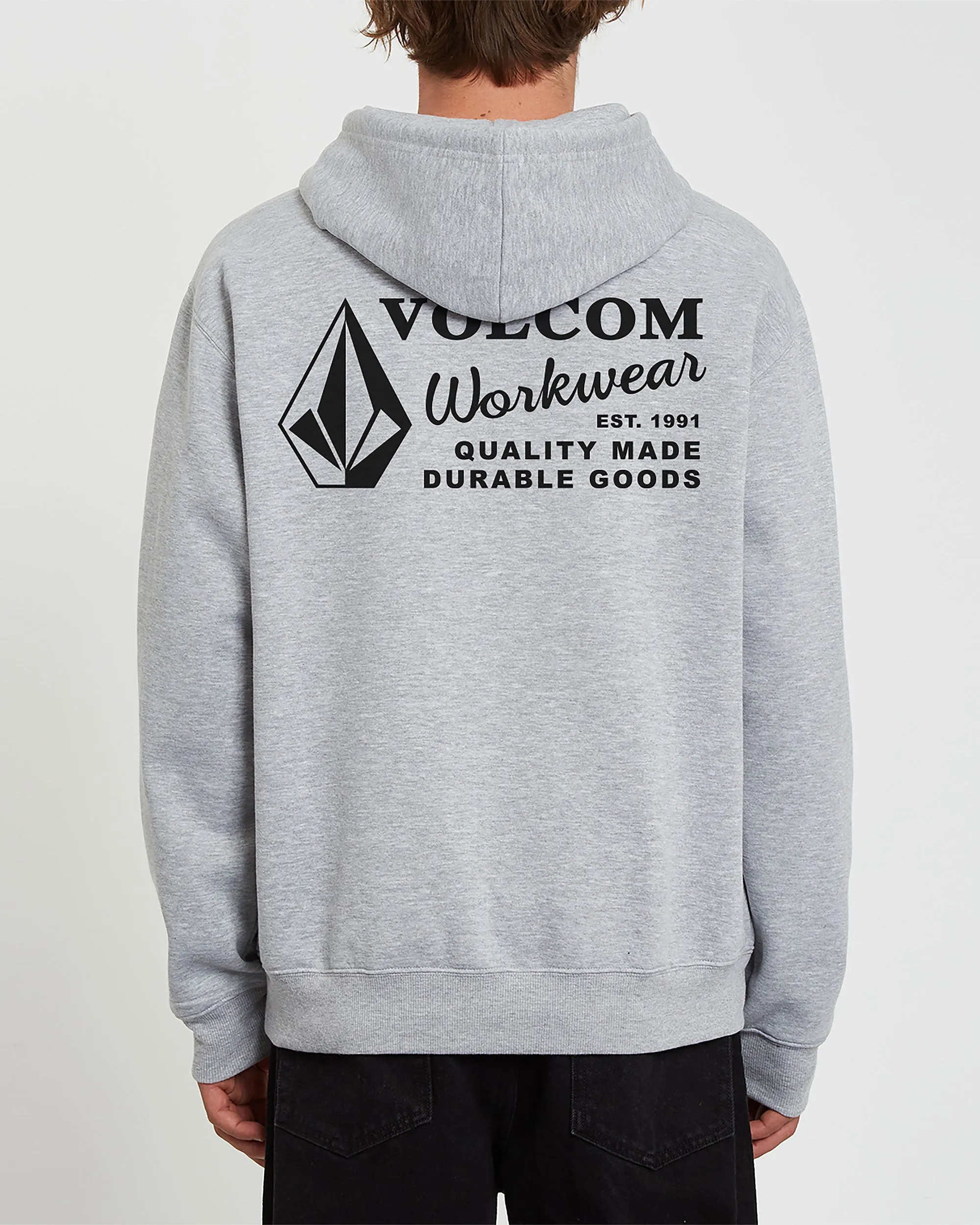 Volcom Workwear Pullover Hoodie - Heather Grey