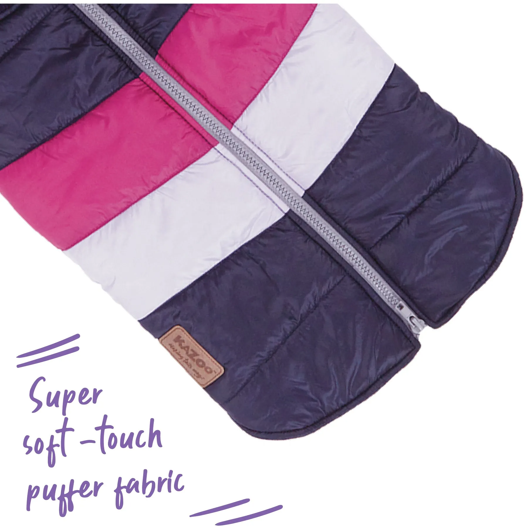 Vovo Dog Puffer Jacket - Berry