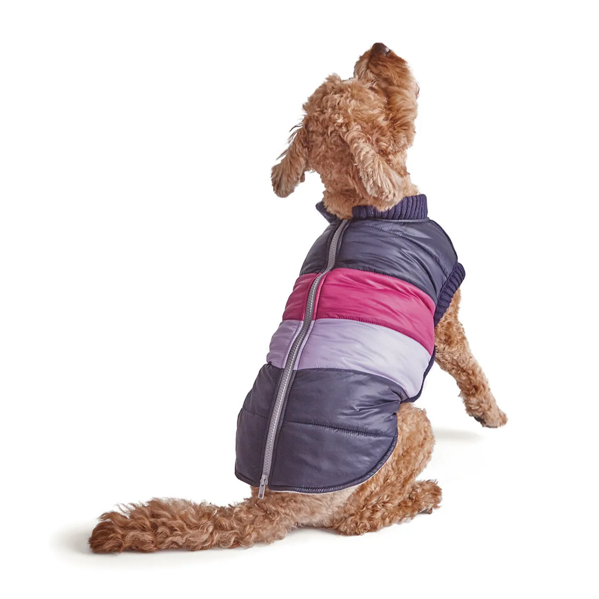 Vovo Dog Puffer Jacket - Berry