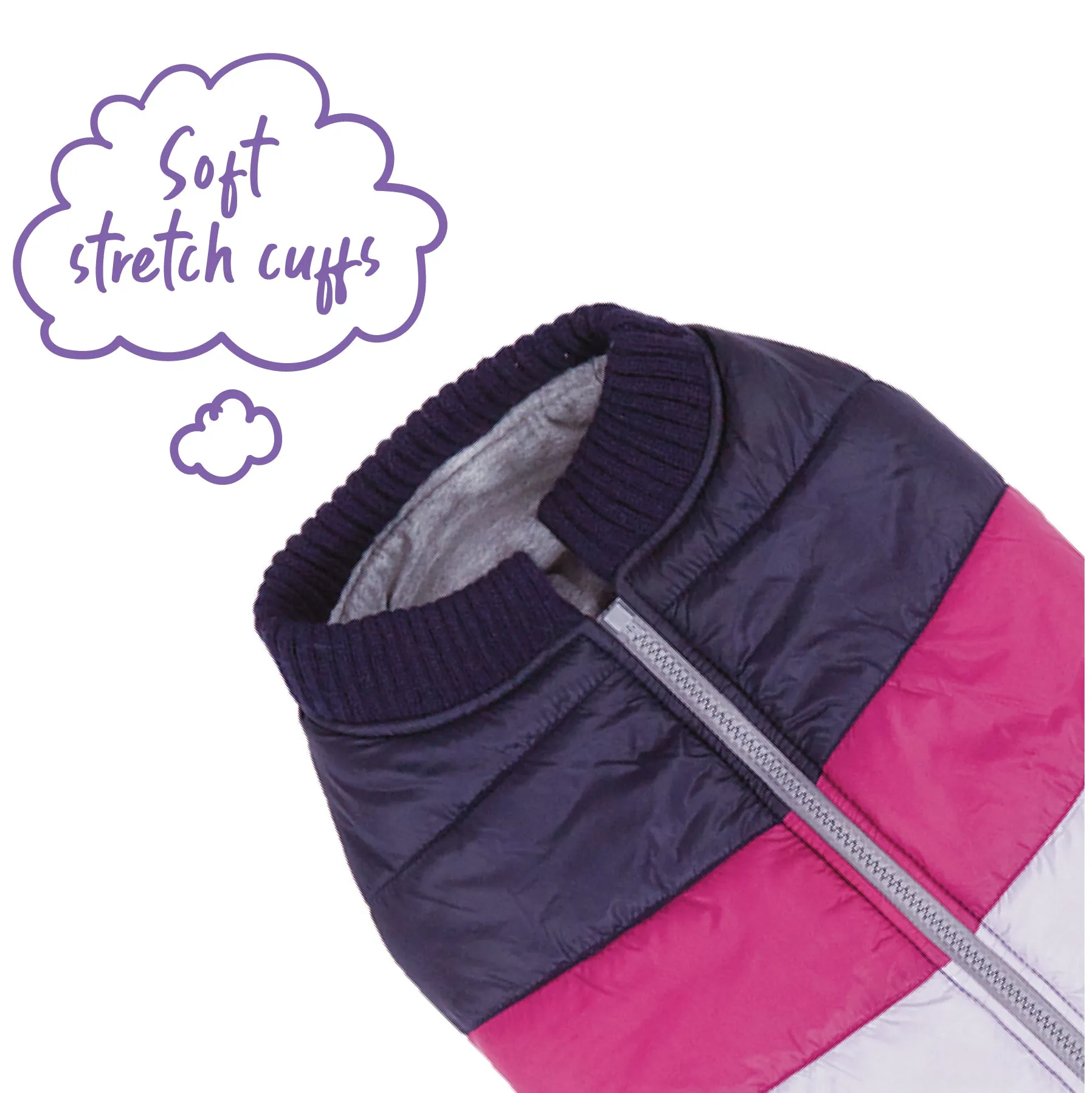 Vovo Dog Puffer Jacket - Berry