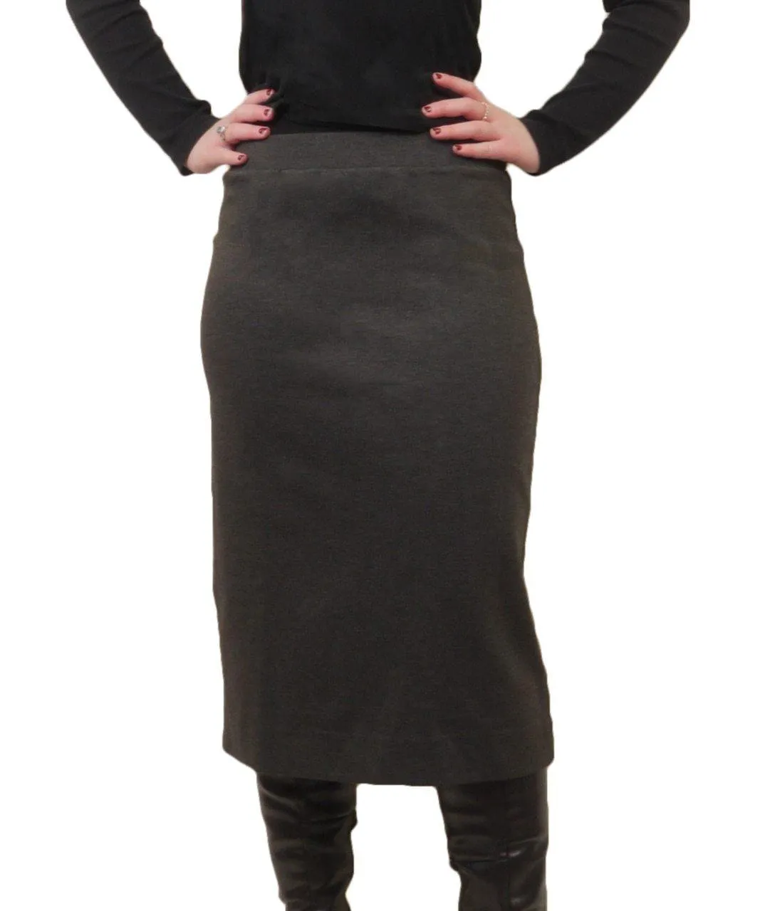 Wear and Flair Stretch Pencil Skirt (070/071)