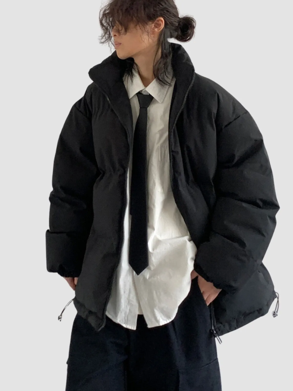 WLS Cotton Loose Retro Puffer Jacket