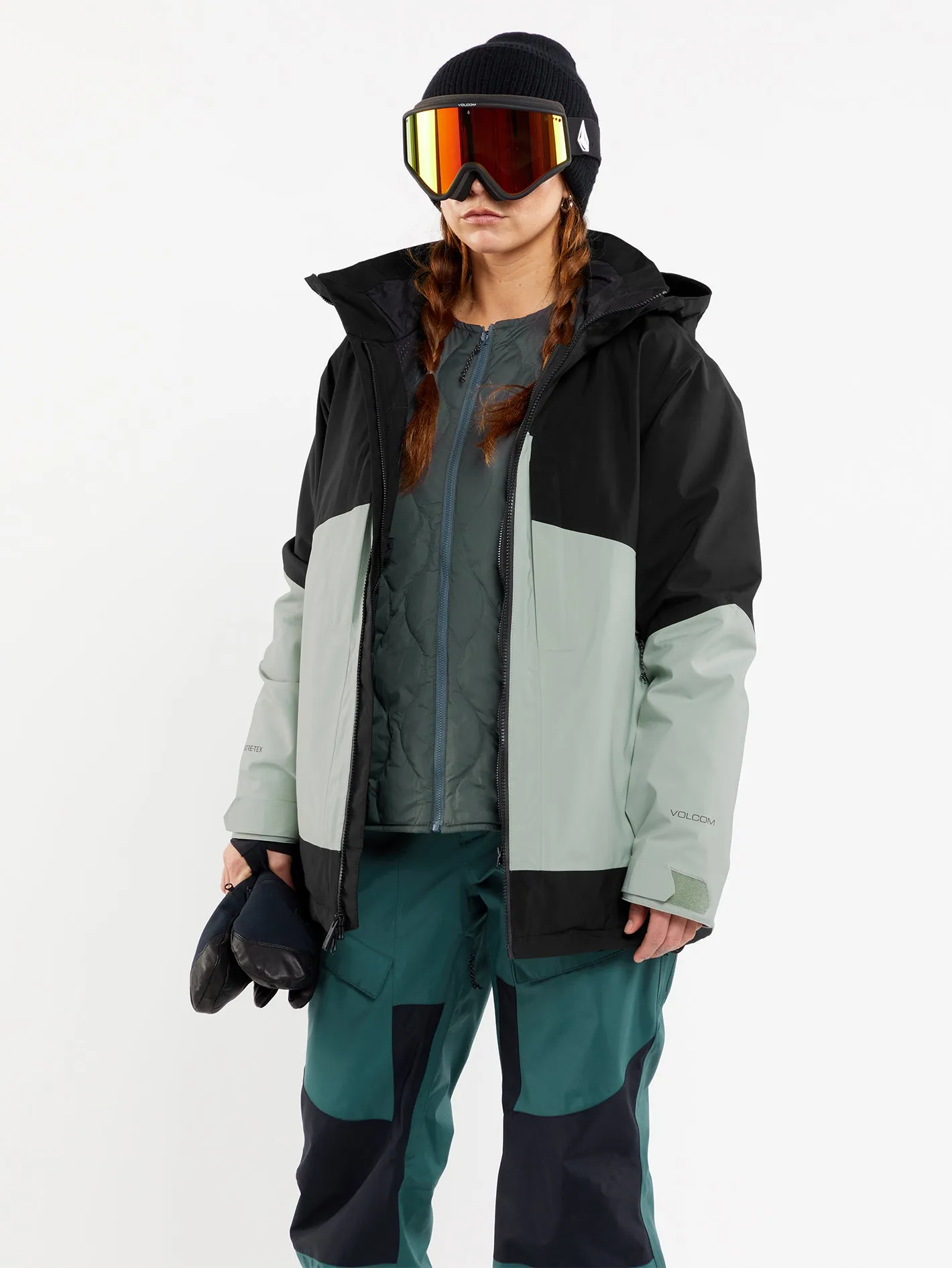 Womens Aw 3-In-1 Gore-Tex Jacket - Sage Frost