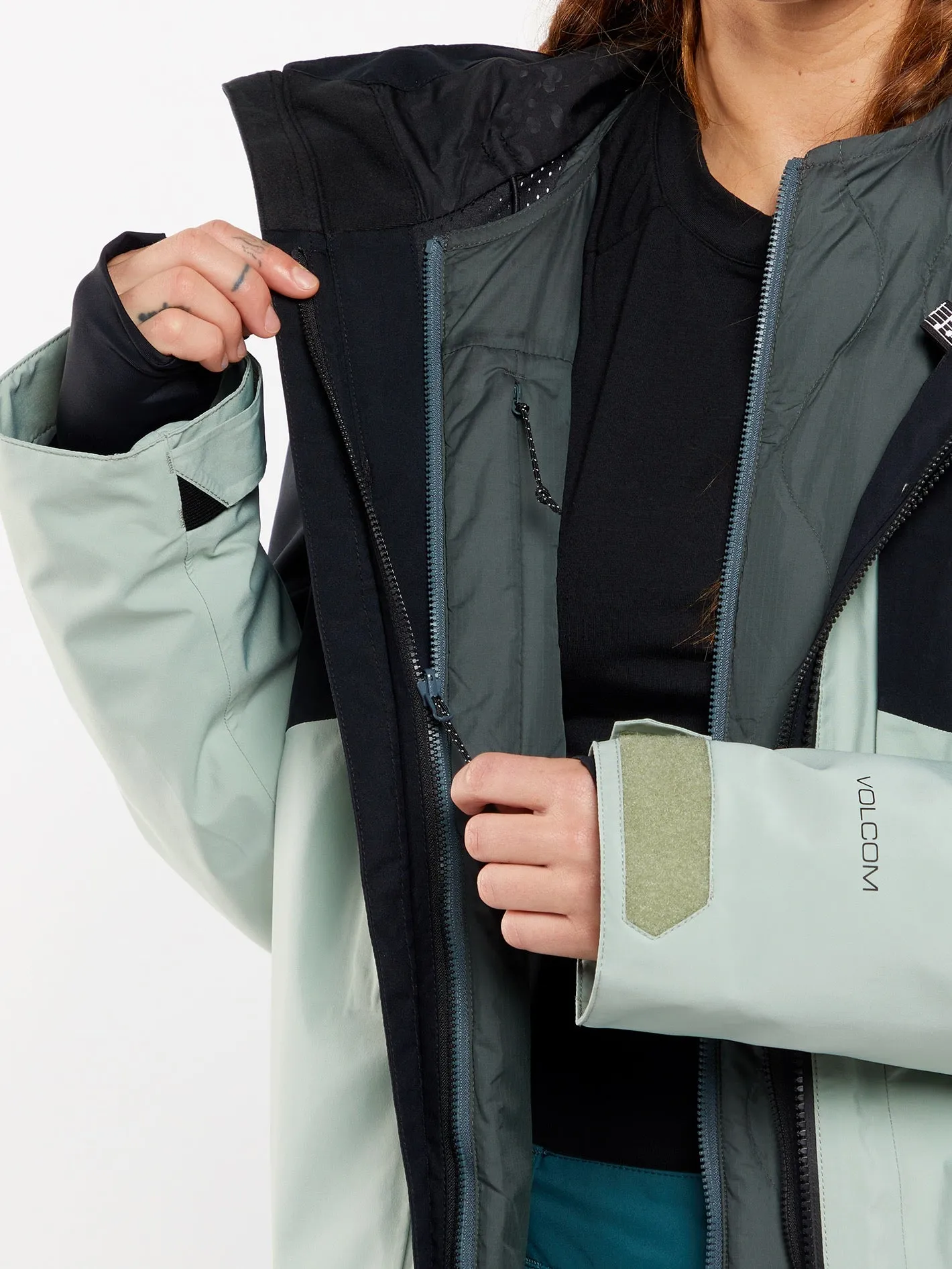 Womens Aw 3-In-1 Gore-Tex Jacket - Sage Frost